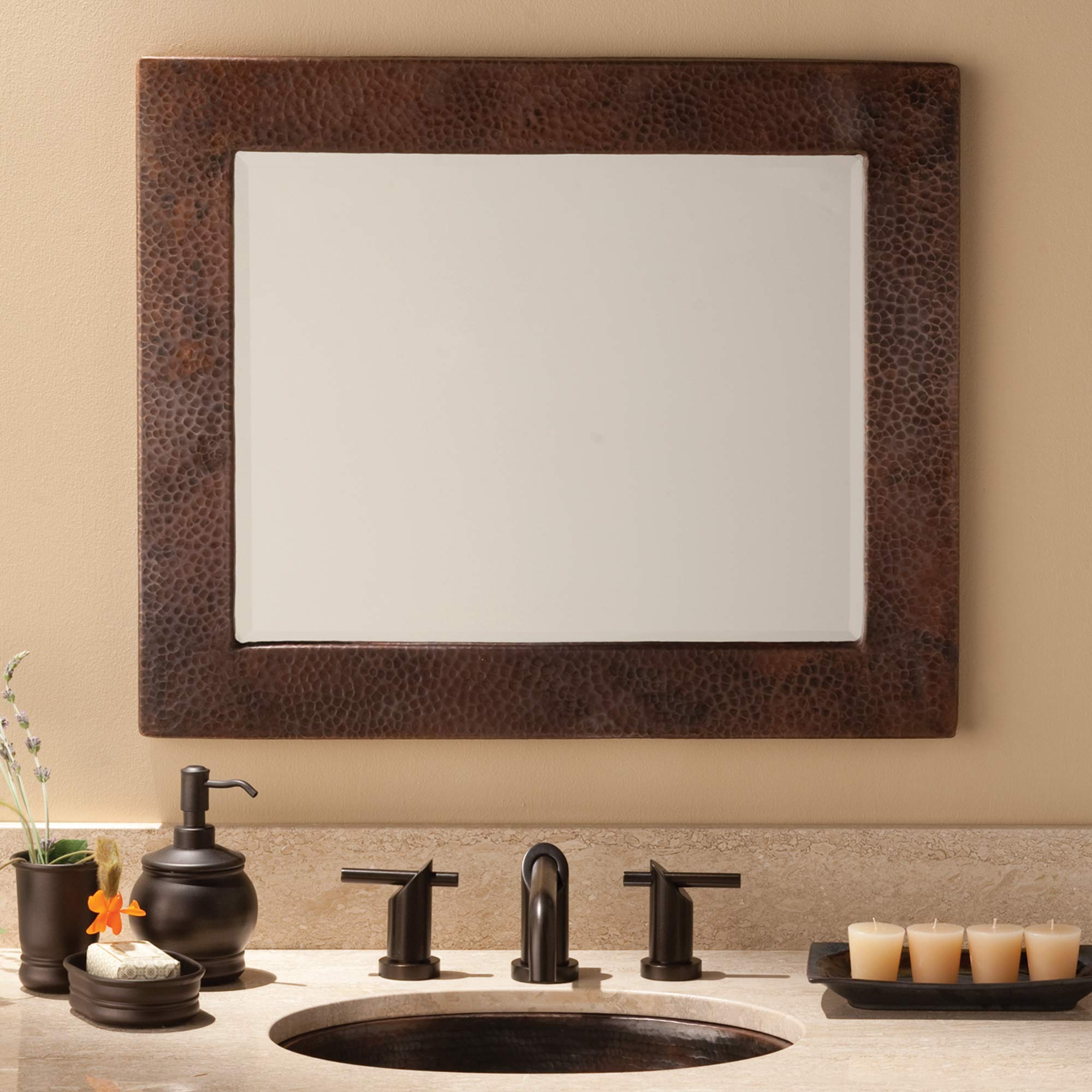 Native Trails CPM62 Small Sedona Rectangle Mirror: Antique