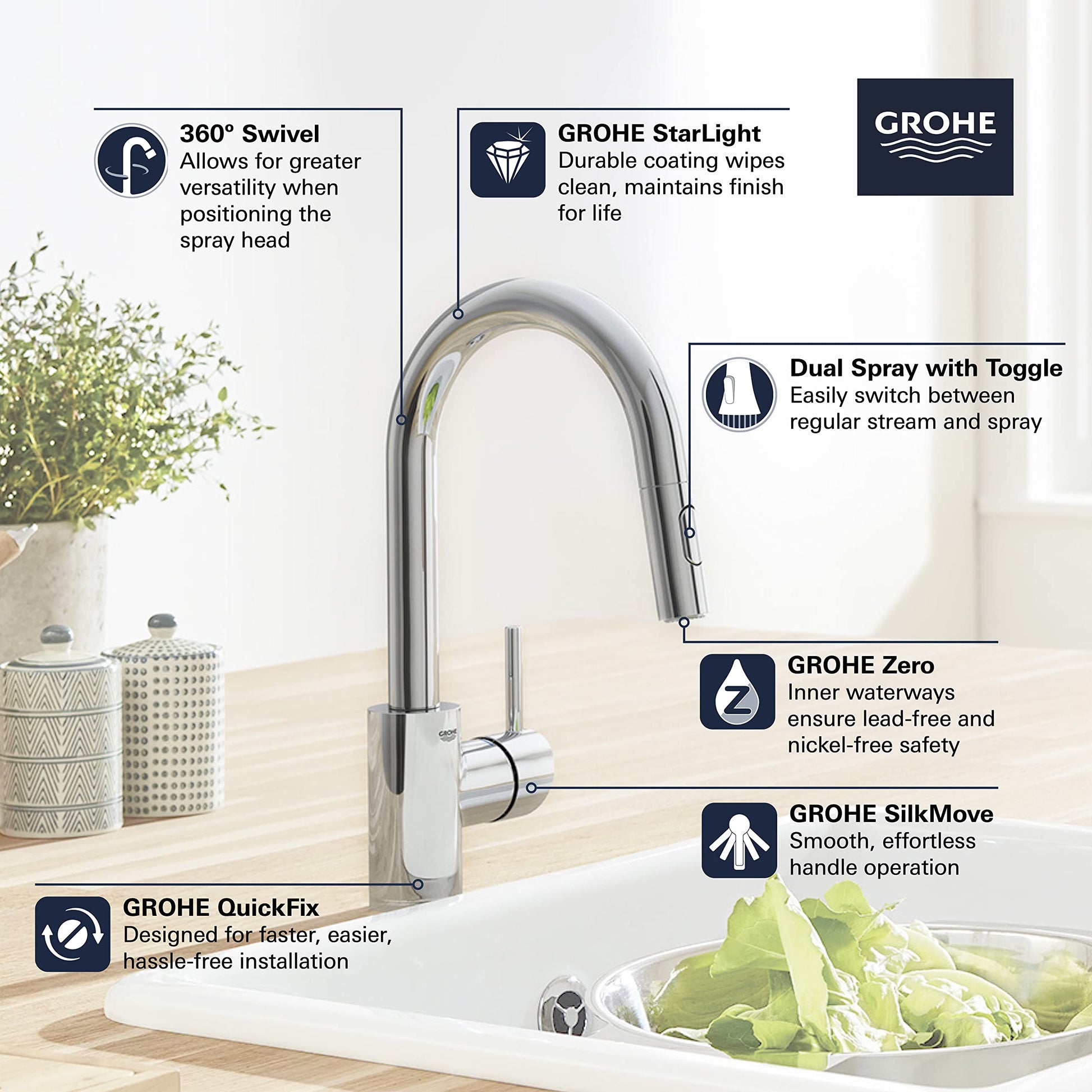 Matte black single-handle pull-down bar faucet with arched spout over kitchen sink.
