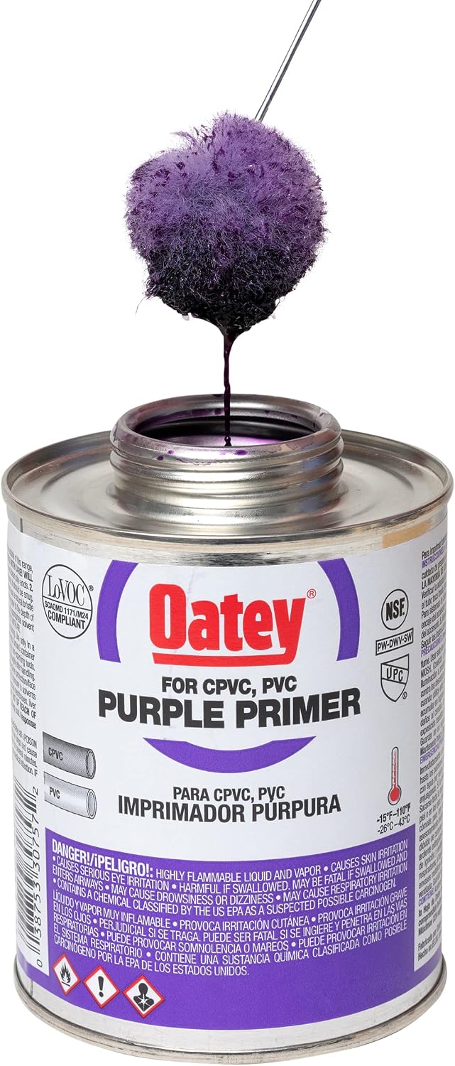 Oatey 30755 Purple Primer 4 Oz