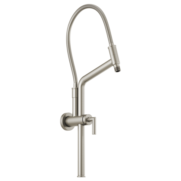 Brizo Universal Showering 10 7/16" Linear Round Slide Bar Shower Arm & Flange