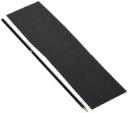 Venetian bronze lift rod with rectangular mounting plate and brass threaded end.