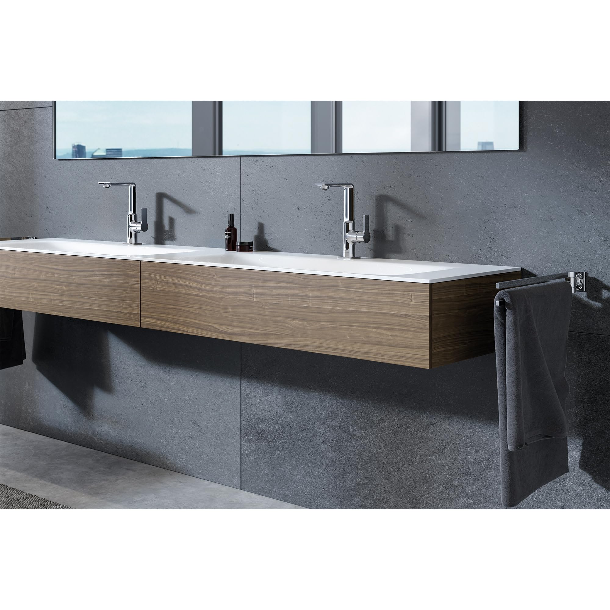 Grohe Allure 23858001 Allure Single-Hole Single-Handle L-Size Bathroom Faucet 1.2 GPM in Grohe Chrome