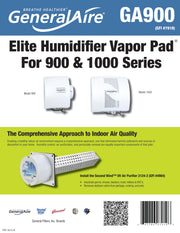 GeneralAire Large-Capacity Humidifier Filter Pad - GA900