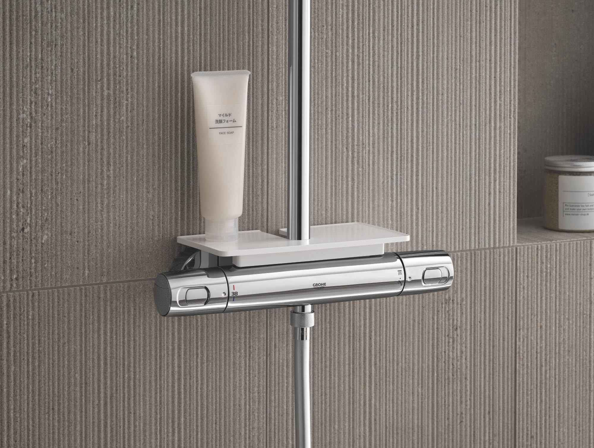 Grohe Euphoria 26362LN1 EasyReach Tray in Grohe Sense Guard White