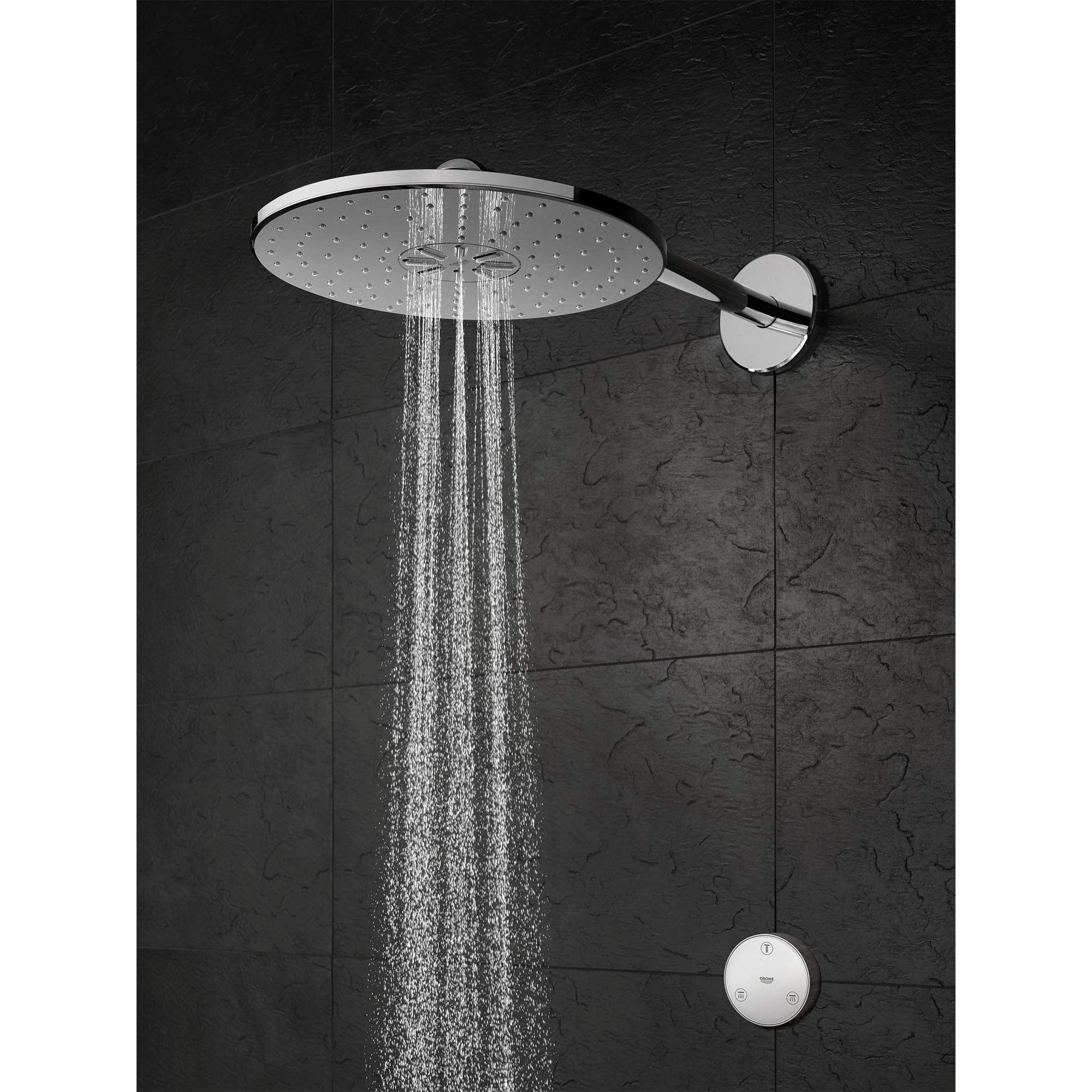 Grohe Rainshower 26644000 Shower Head with Remote, 12" - 2 Sprays, 1.75gpm in Grohe Chrome