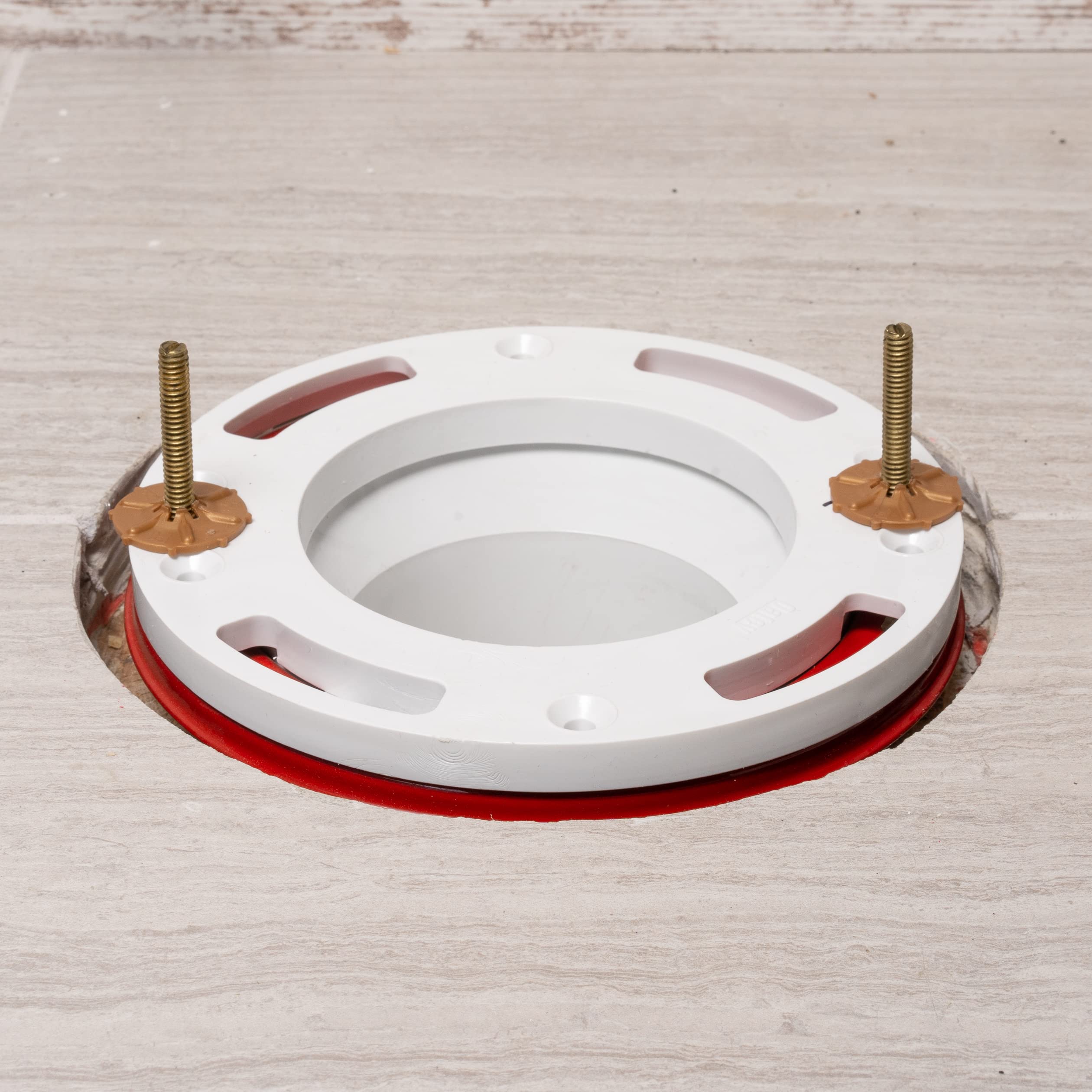 Oatey Closet Flange Spacer, 1/2" Height, PVC in White - 43646 - 25 pack