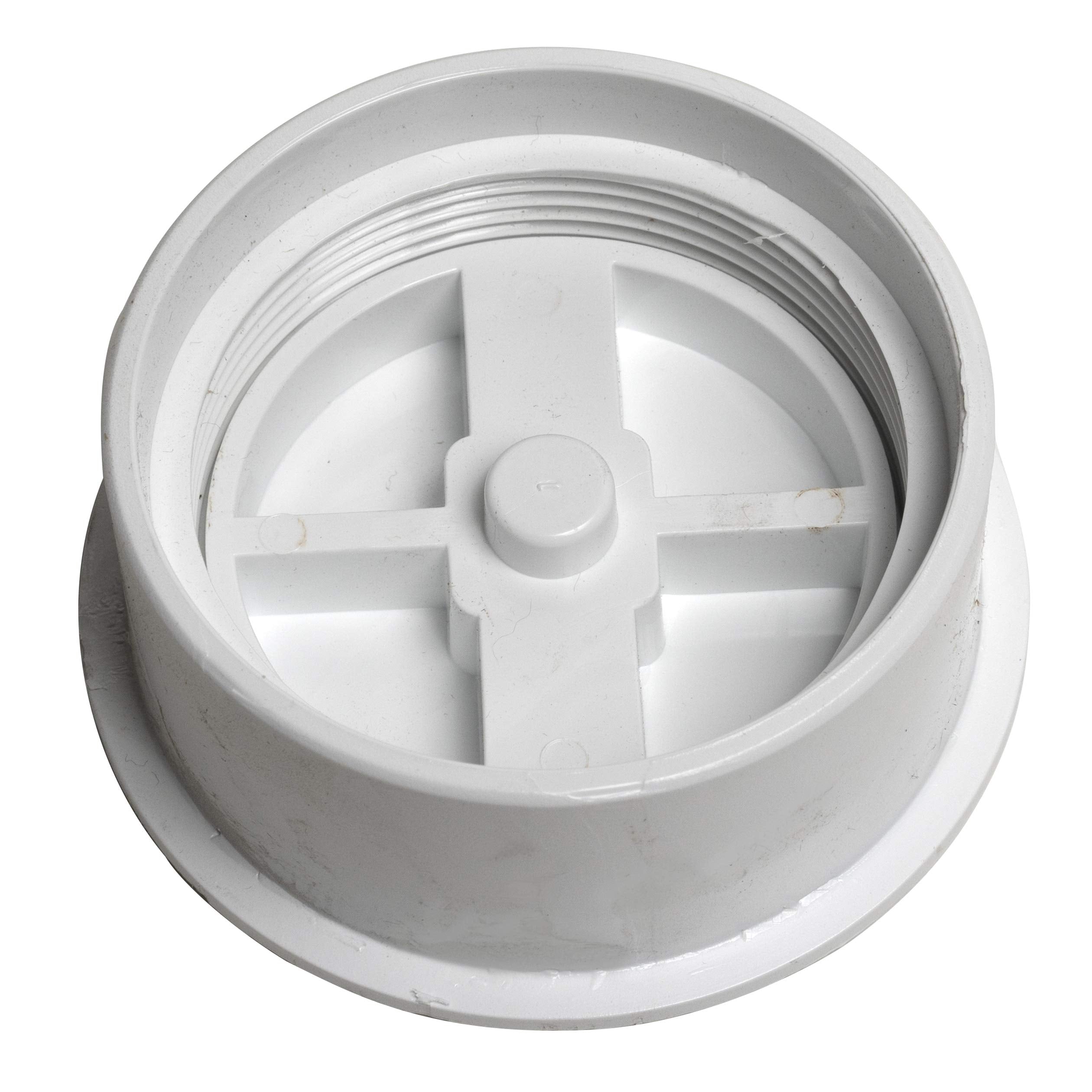 Oatey 4 In. PVC Snap-In Cleanout Assembly in White - 43733