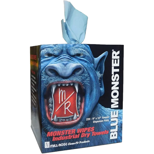 Mill-Rose Blue Monster Industrial Disposable Cleaning Towels - 77100