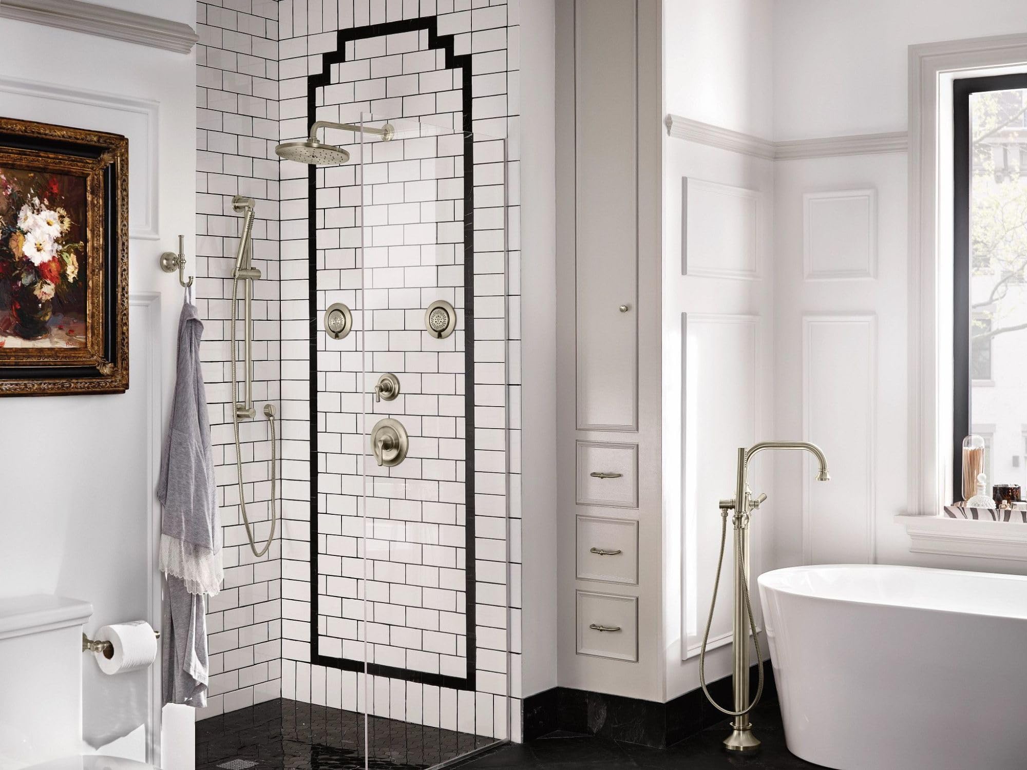 Moen Hand Shower Wall Outlet Elbow in Brushed Nickel (BN) - A725BN