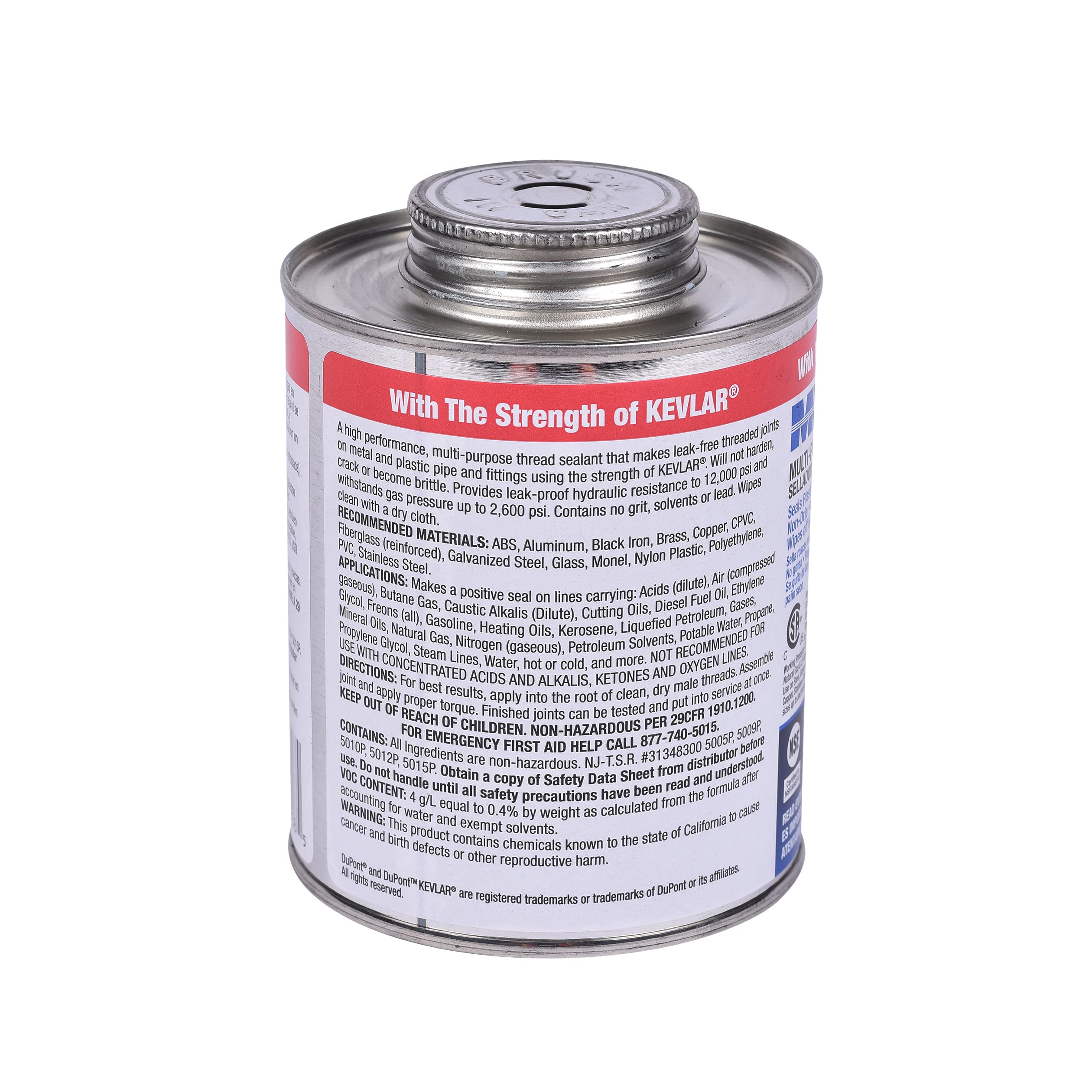 Oatey Hercules PTFE Thread Sealant Paste in Blue - 15808