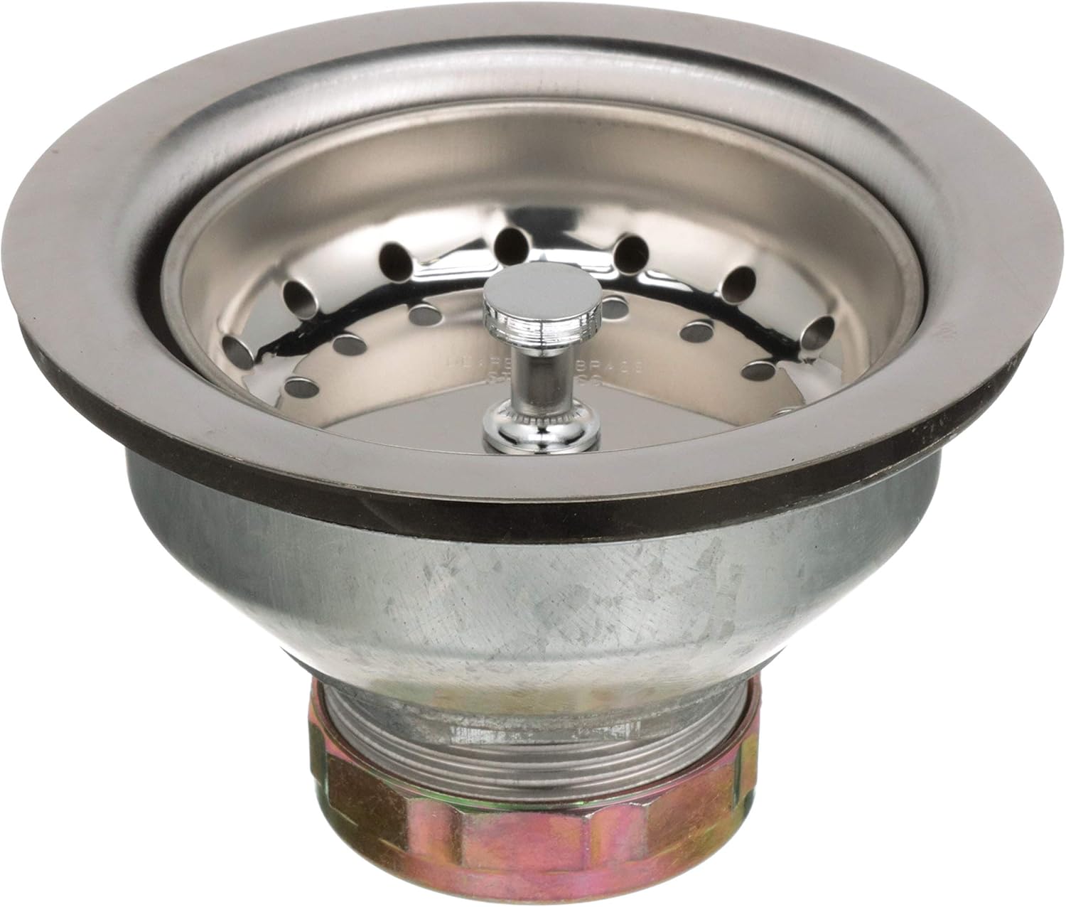 Dearborn Brass 14 Shallow Cup Basket Strainer with Shallow Locking Cup and Neoprene Stopper