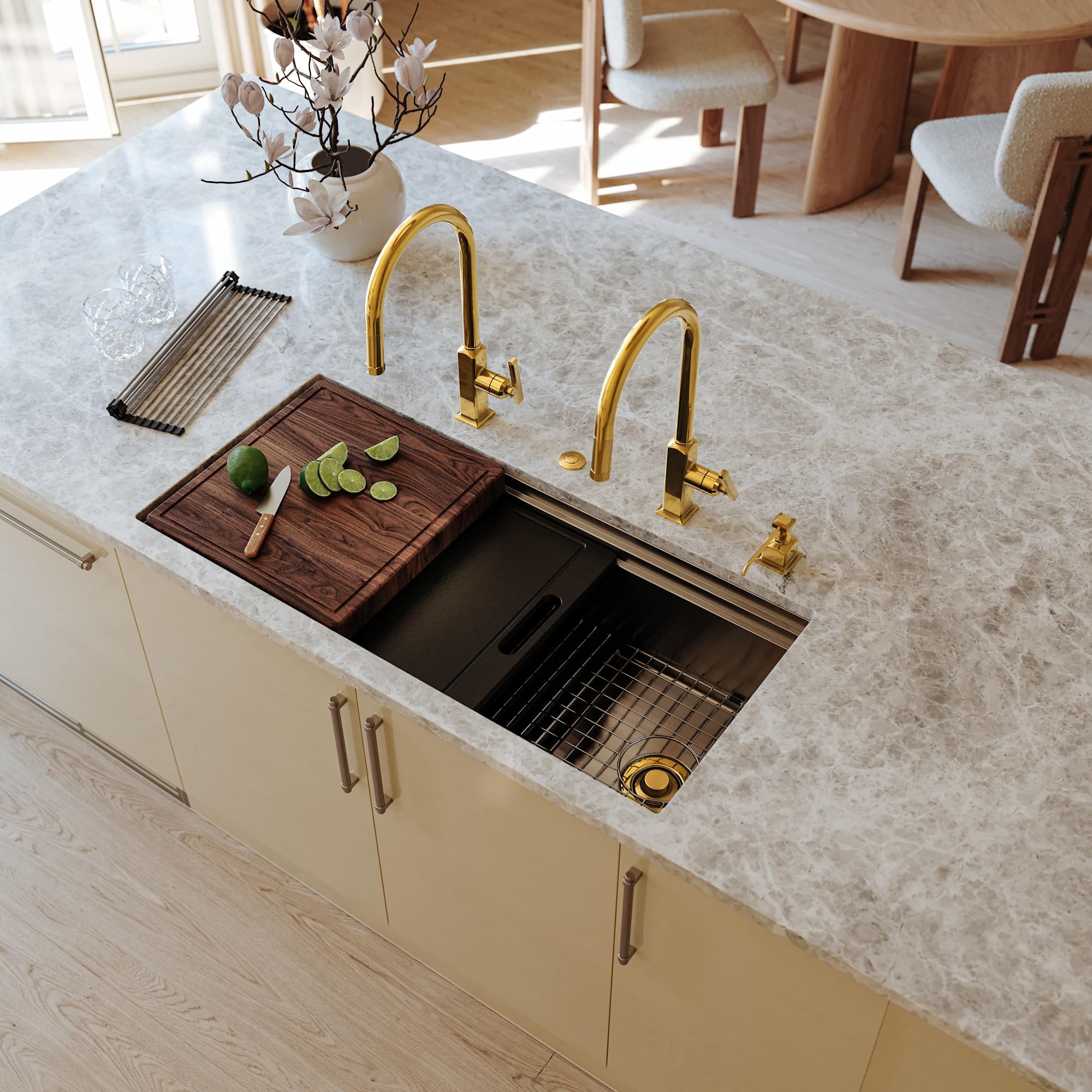 ROHL Garbage Disposal Stopper - Satin Nickel