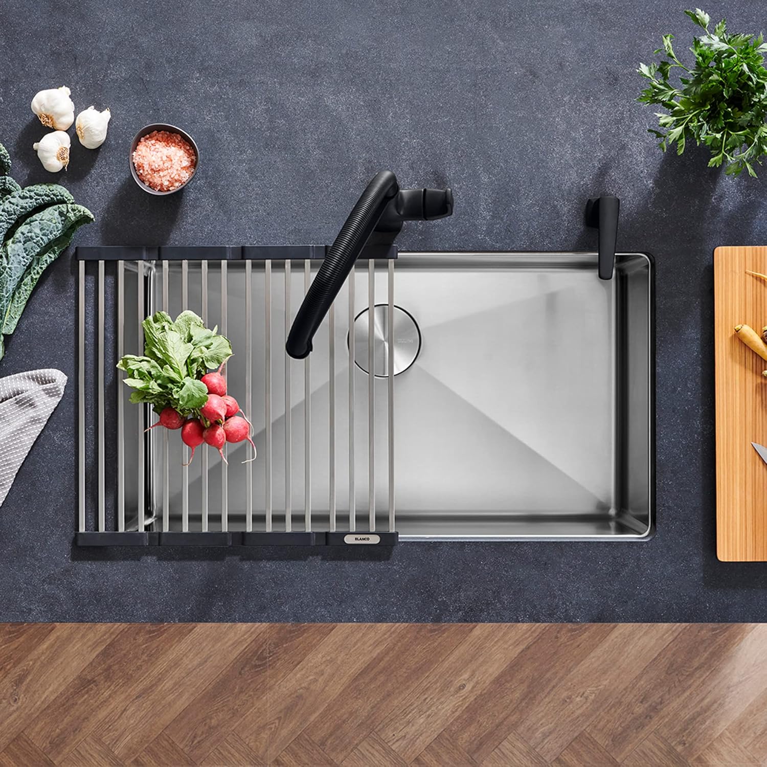 Blanco 443148: Quatrus R15 Super Single Bowl Sink