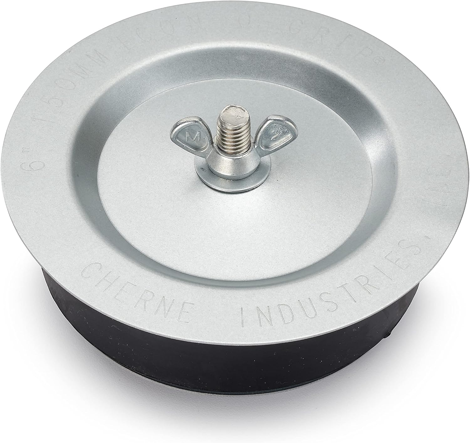Cherne 271578 Steel Mechanical Econ-O-Grip Test Plug 6in