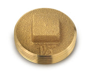 Oatey 1-1/2 in. 185 brass cleanout plug Brass Cleanout Plug - 42369 - 5 pack