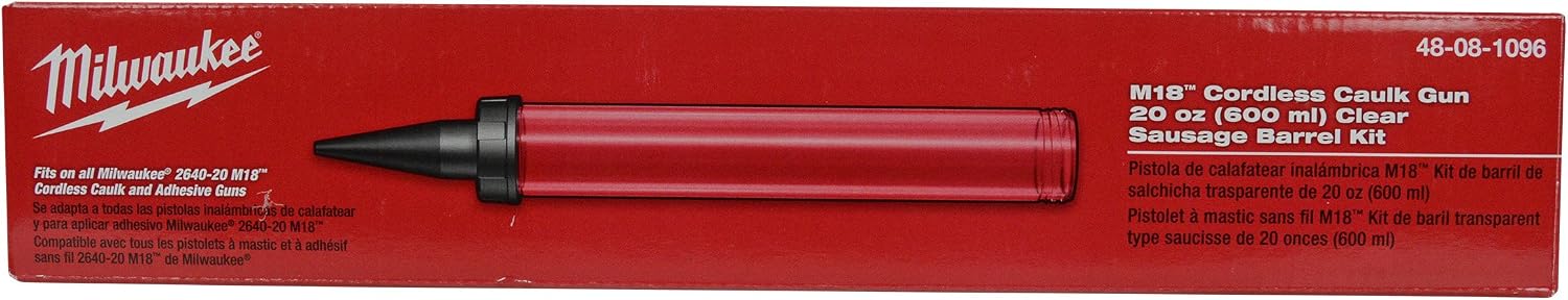 Milwaukee 48-08-1096 20 oz Clear Barrel Kit