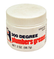 Oatey Plumbing Faucet and Valve Grease, High-Temp Resistant in Clear - 40601