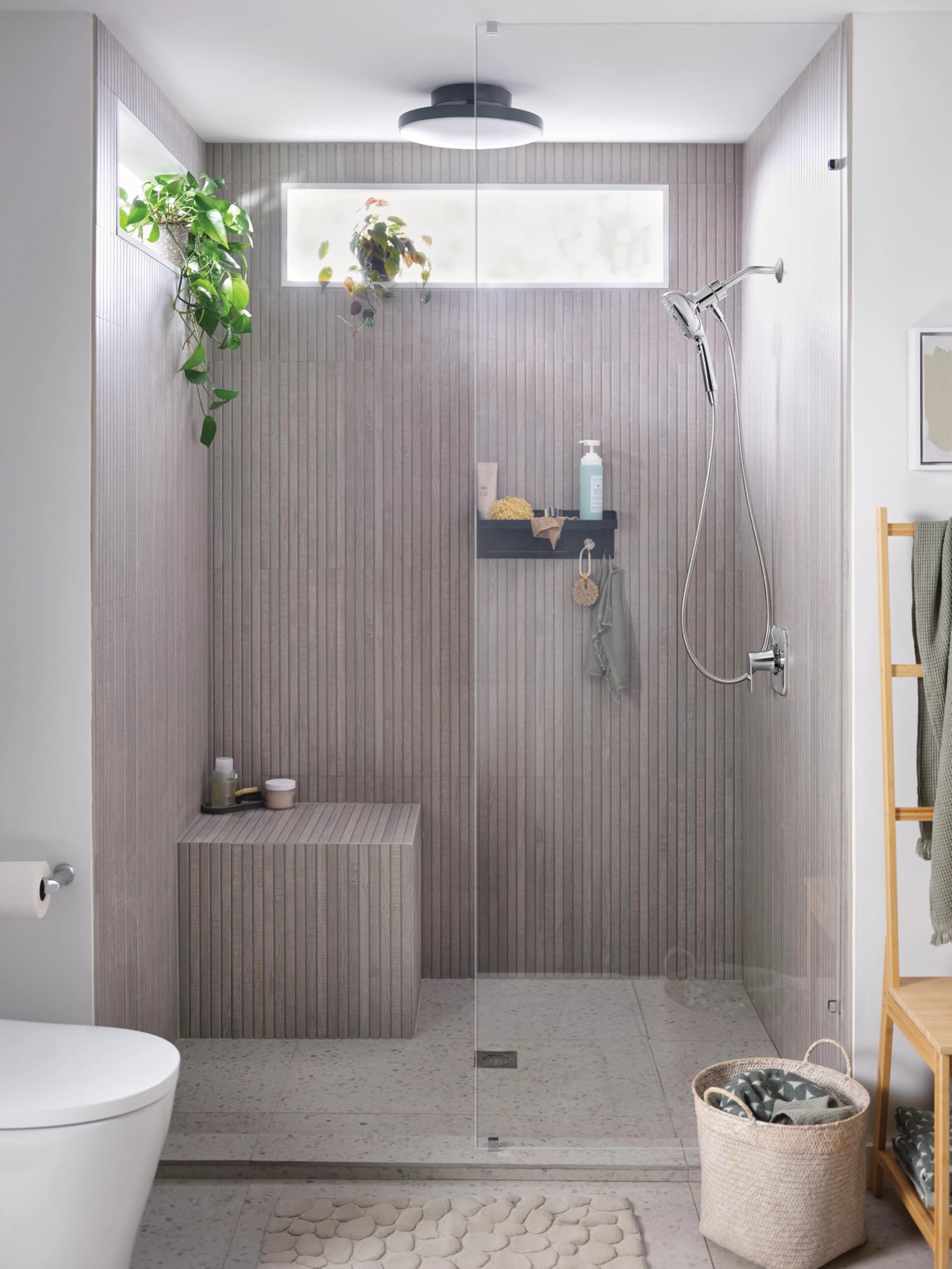 Moen Verso Infiniti Dial Square Handheld Shower 5 Inch Diameter Spray Head in Chrome - 220H5