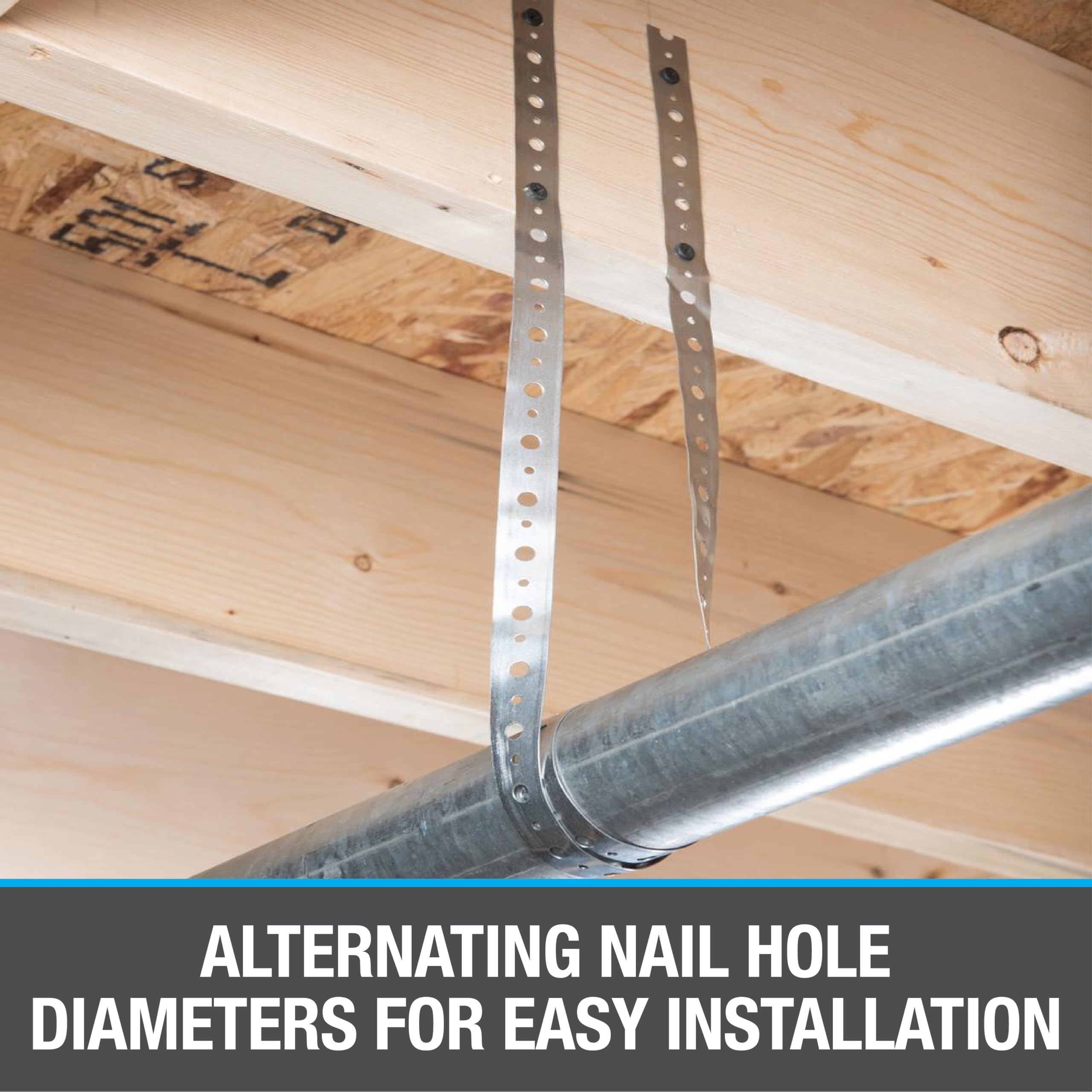 Oatey 3/4" x 10' Galvanized Steel Hanger Strap - 33923 - 25 pack
