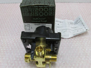Brizo R60000-UNBX MultiChoice Universal rough valve with brass connections and black housing, shown with packaging and instru