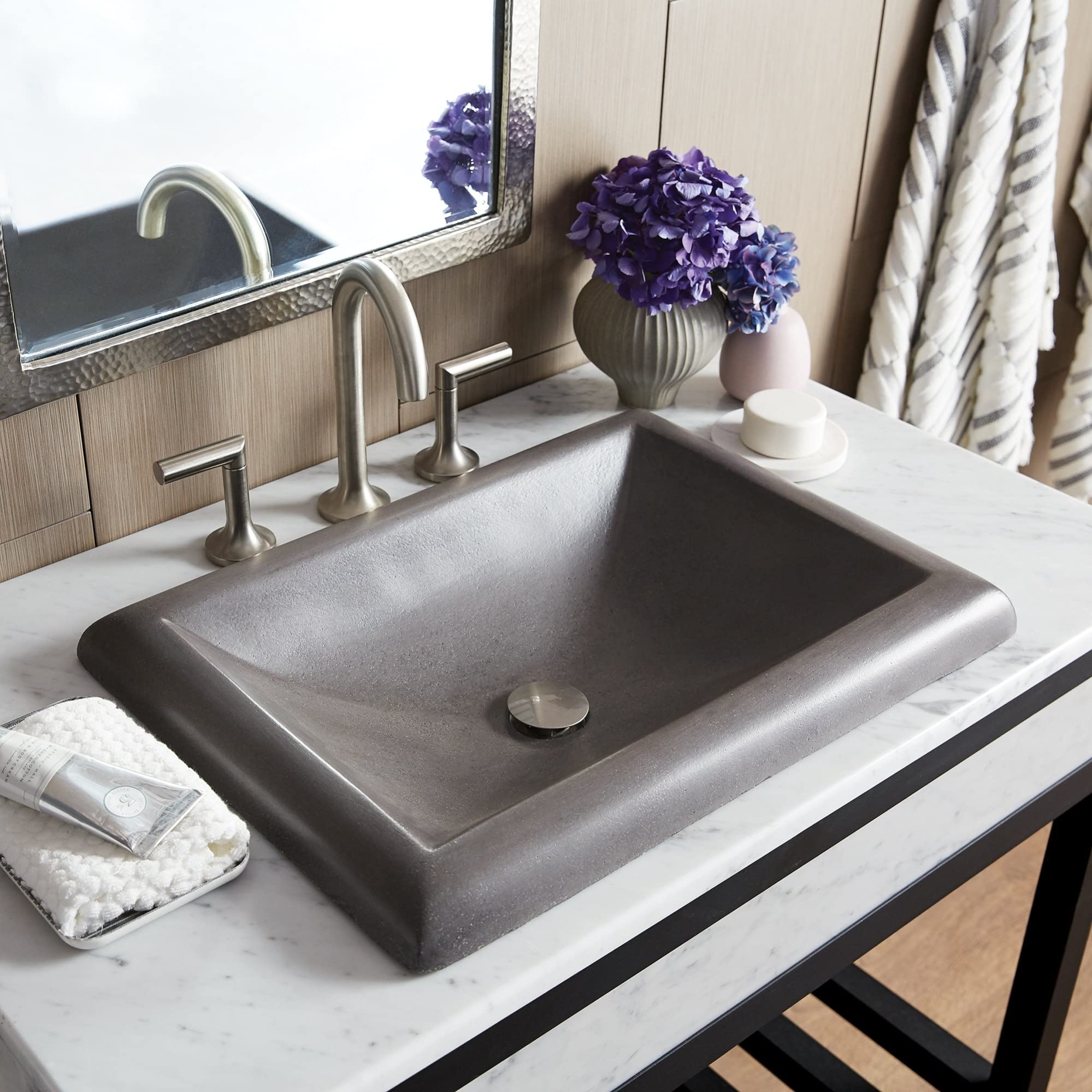 Native Trails NSL2216-P Montecito Bathroom Sink: Pearl