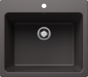 Blanco 401923 Liven Silgranit Laundry Sink: Cinder
