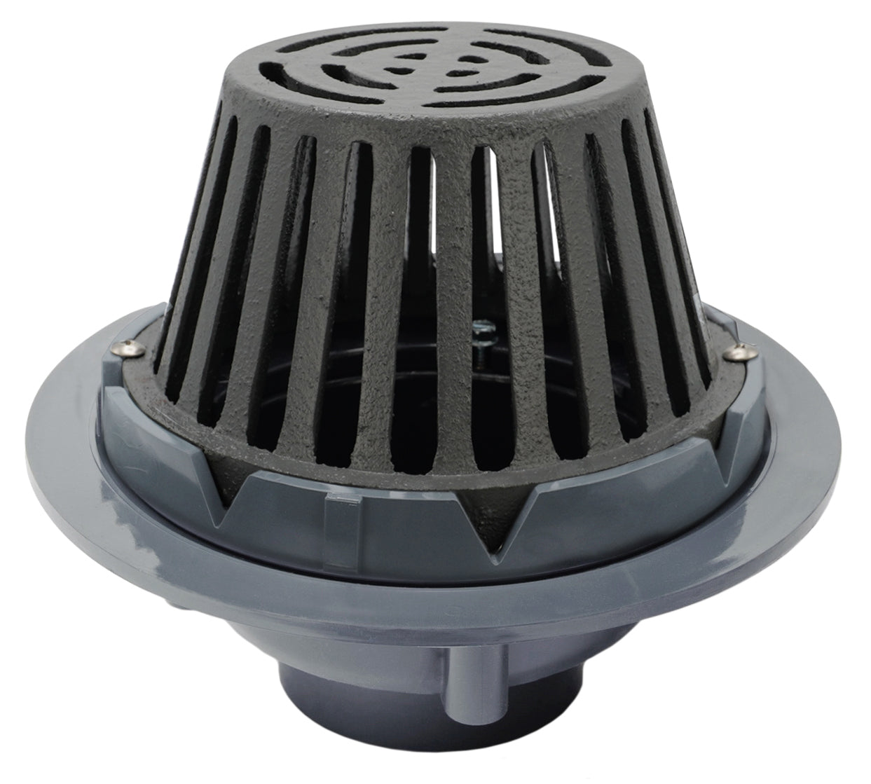 Sioux Chief 3 in. PVC Roof Drain with Cast Iron Dome Strainer