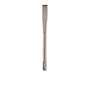 Steel mortar scraper with flat chisel end and SDS Plus shank for power tool attachment.