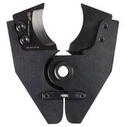 Milwaukee fine stranded wire cutting jaw with curved cutting surfaces and adjustment screw, model 49-16-2778.