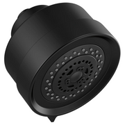 Brizo 87092-BL-2.5 Universal Showering 4.5" Linear Round Multi-Function Wall Mount Showerhead: Matte Black