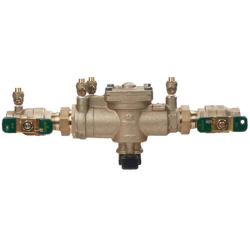 Watts 88004059 RPZ Backflow Preventer 3/4 Inch Bronze Strainer Flood Sensor