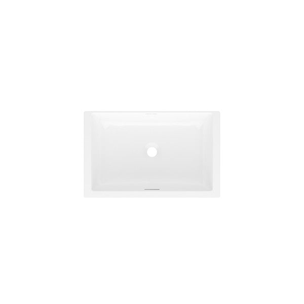 Victoria & Albert Kaldera Undermount Rectangular Bathroom Sink - Standard White