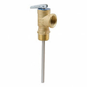 Watts 0066110 T&P Relief Valve 3/4 Inch Brass 150 PSI 210F 8 Inch