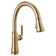 Delta Coranto Single Handle Pull-Down Kitchen Faucet in Champagne Bronze - 9179-CZ-DST