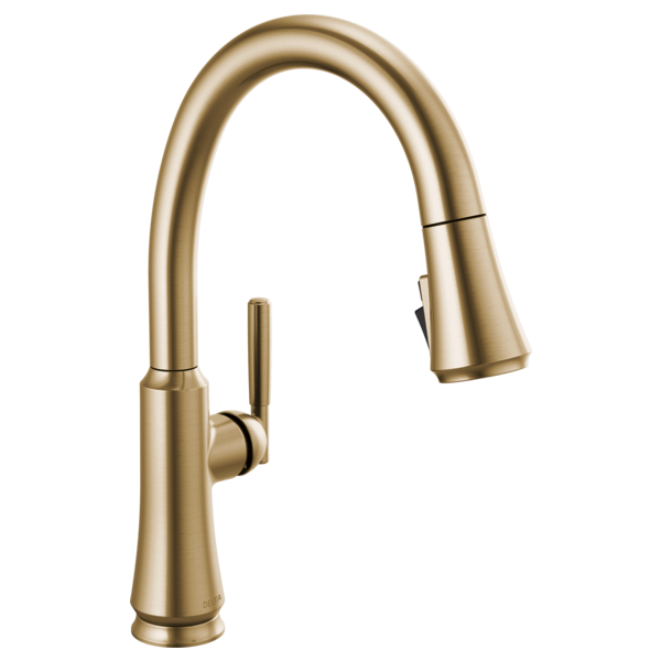 Delta Coranto Single Handle Pull-Down Kitchen Faucet in Champagne Bronze - 9179-CZ-DST