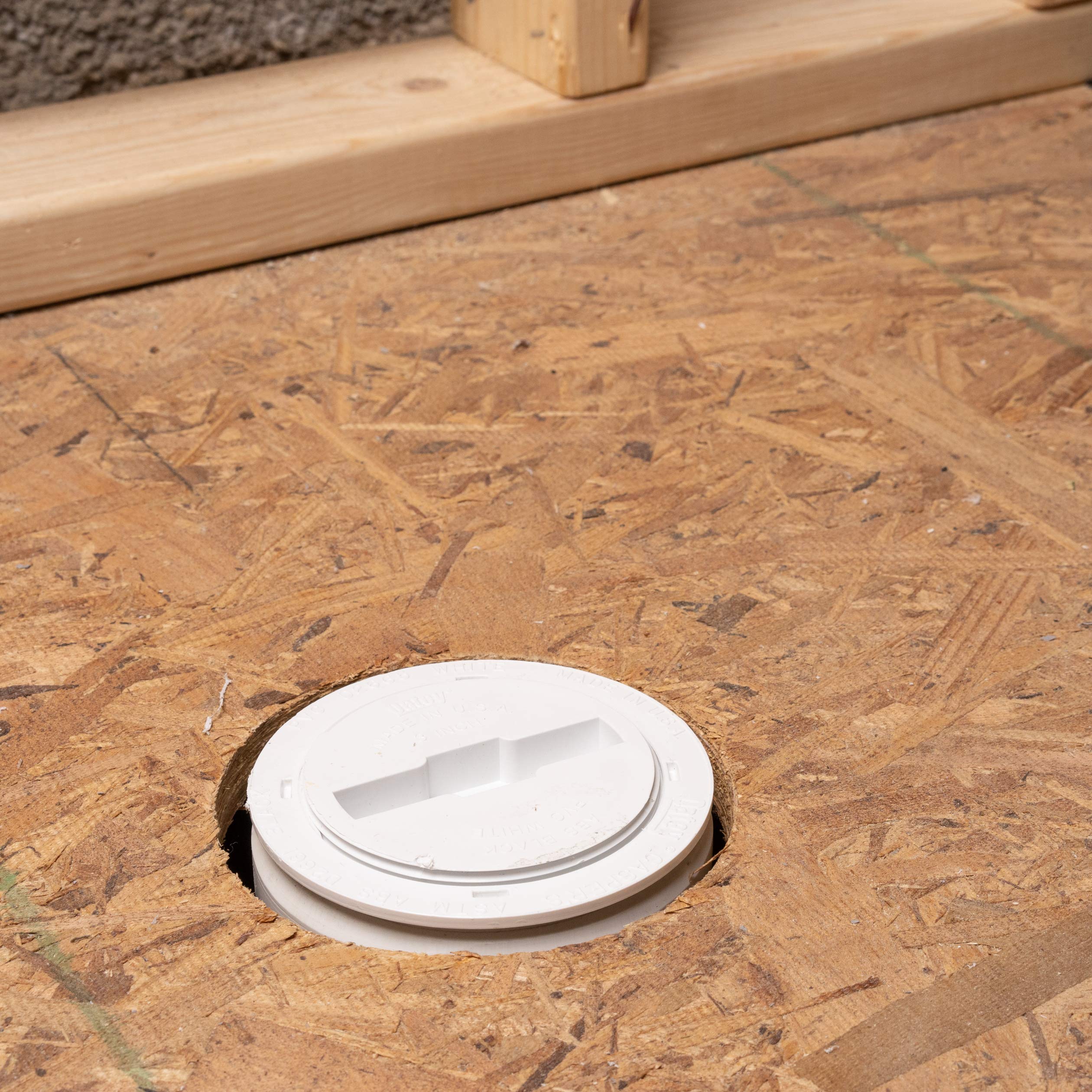 Oatey 4 In. PVC Snap-In Cleanout Assembly in White - 43733
