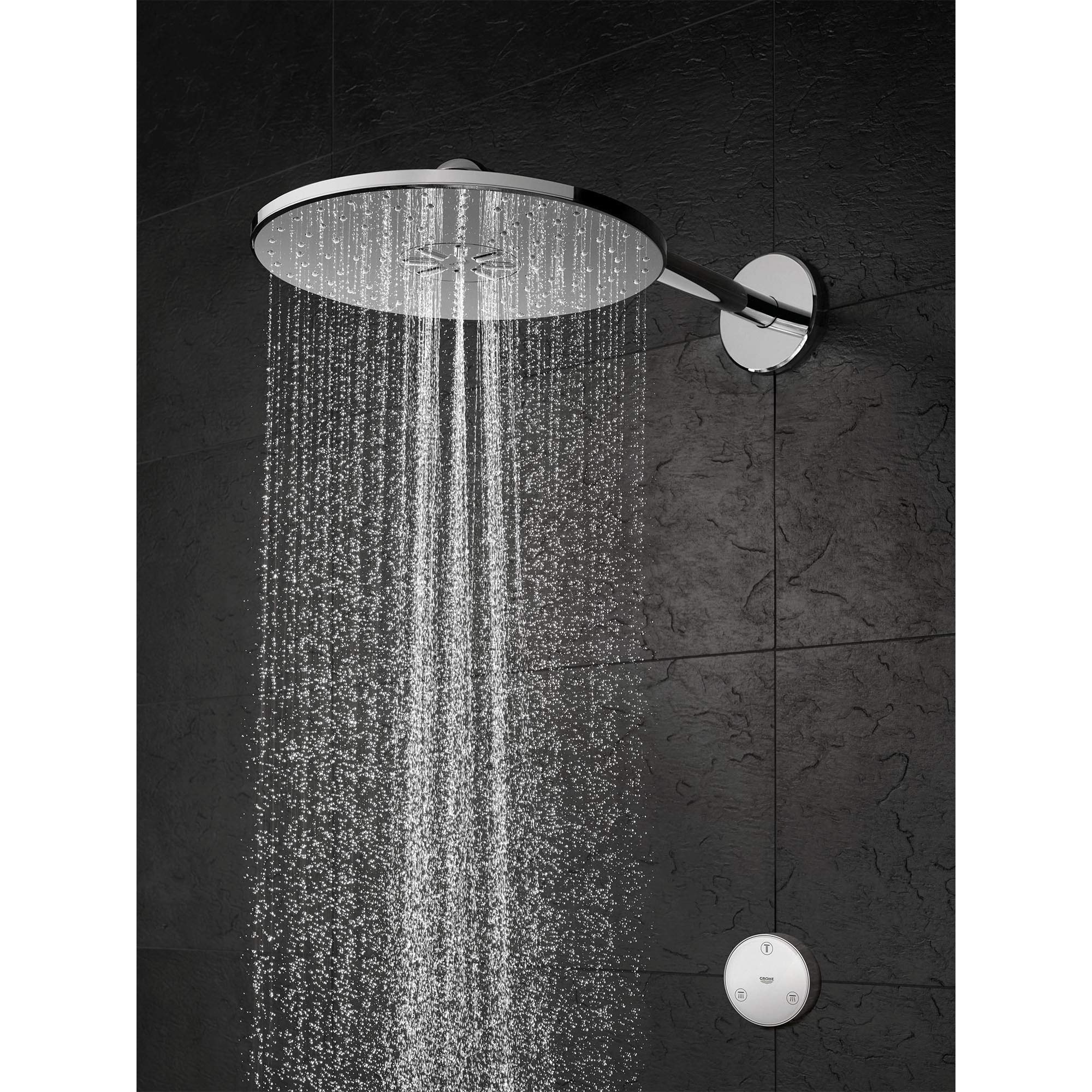 Grohe Rainshower 26644000 Shower Head with Remote, 12" - 2 Sprays, 1.75gpm in Grohe Chrome