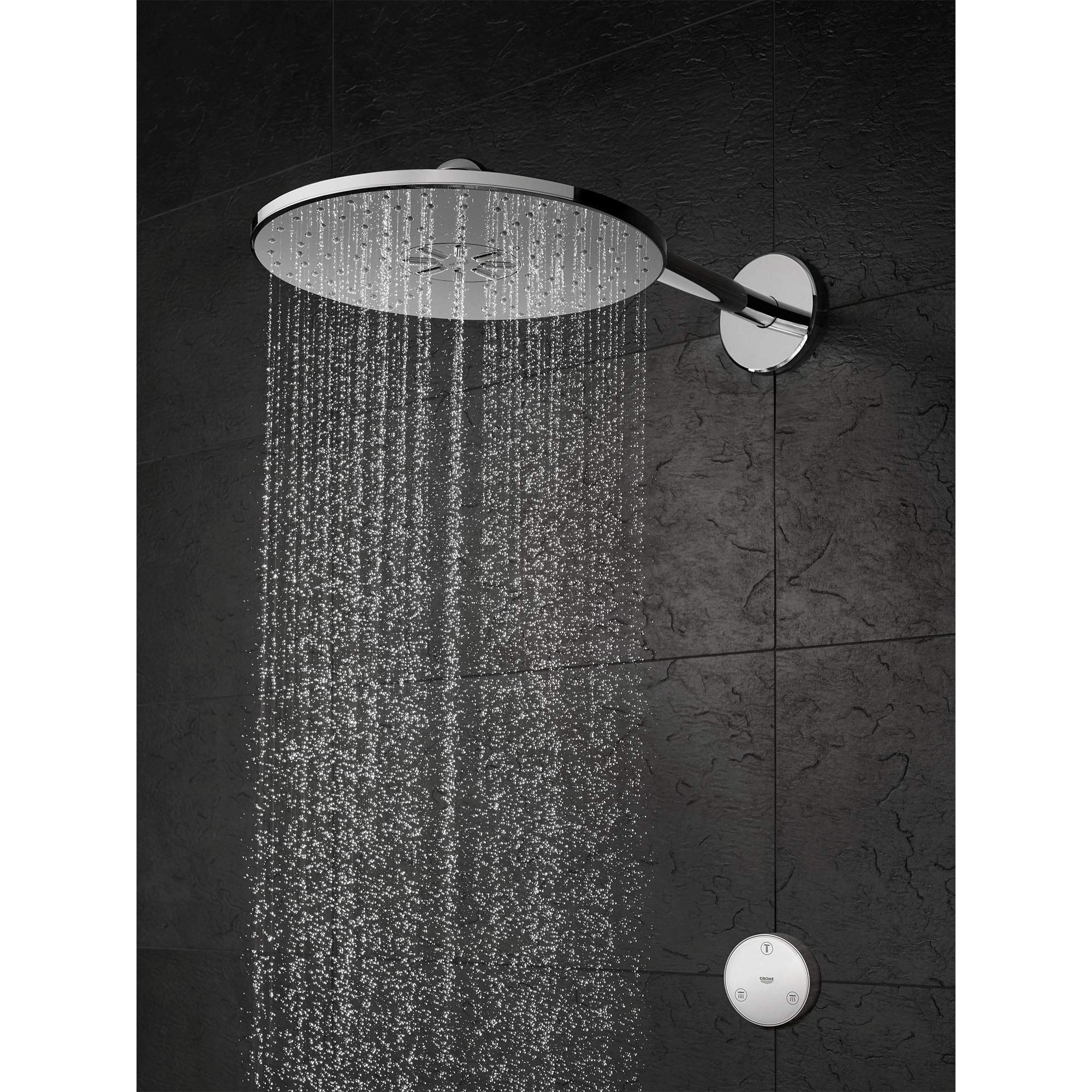 Grohe Rainshower 26644000 Shower Head with Remote, 12" - 2 Sprays, 1.75gpm in Grohe Chrome