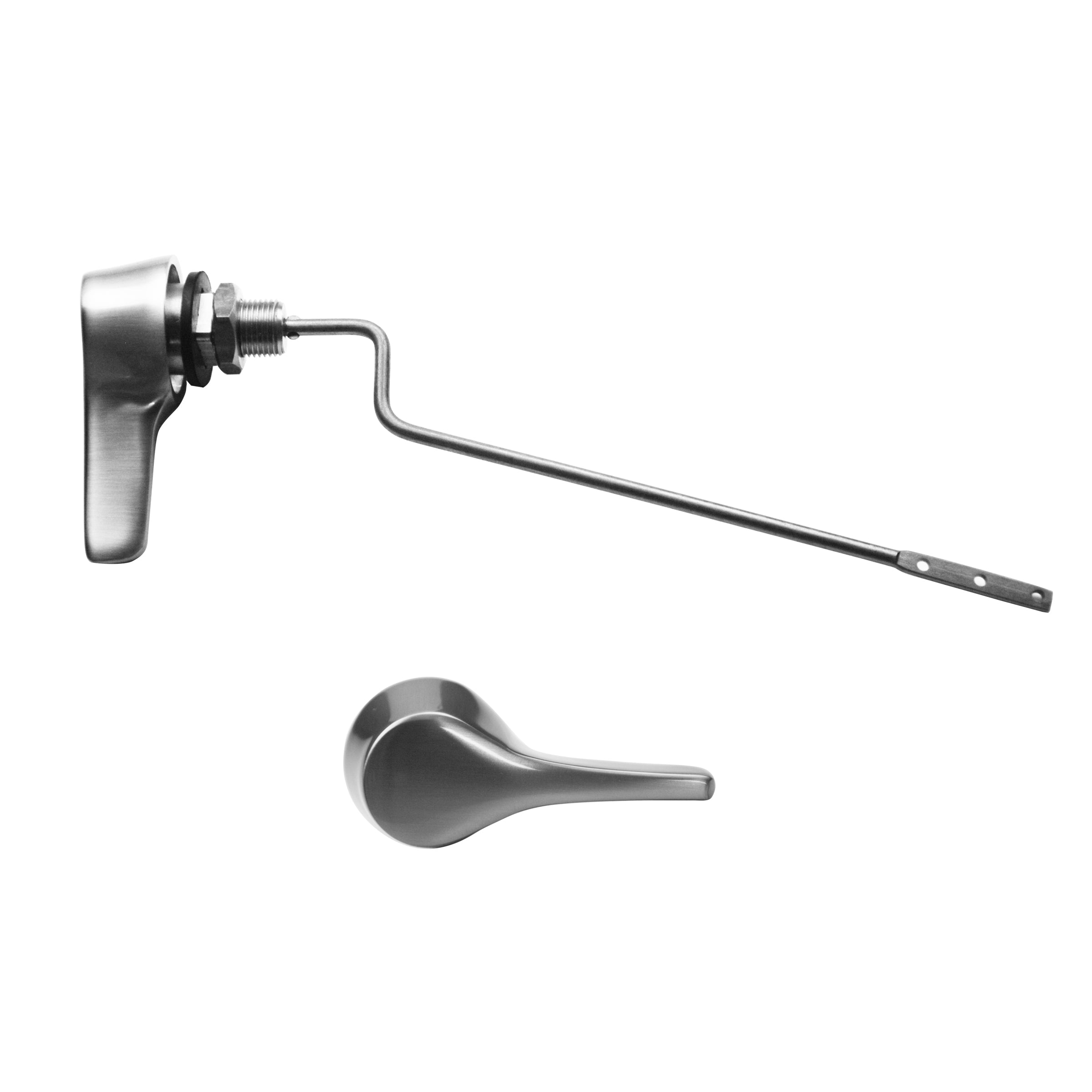 Jaclo Toilet Tank Trip Lever for Toto Drake Toilets in Aged Unlacquered Brass - 9398-AUB