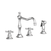 Newport Brass Chesterfield 1.8 GPM Widespread Kitchen Faucet with Side Spray