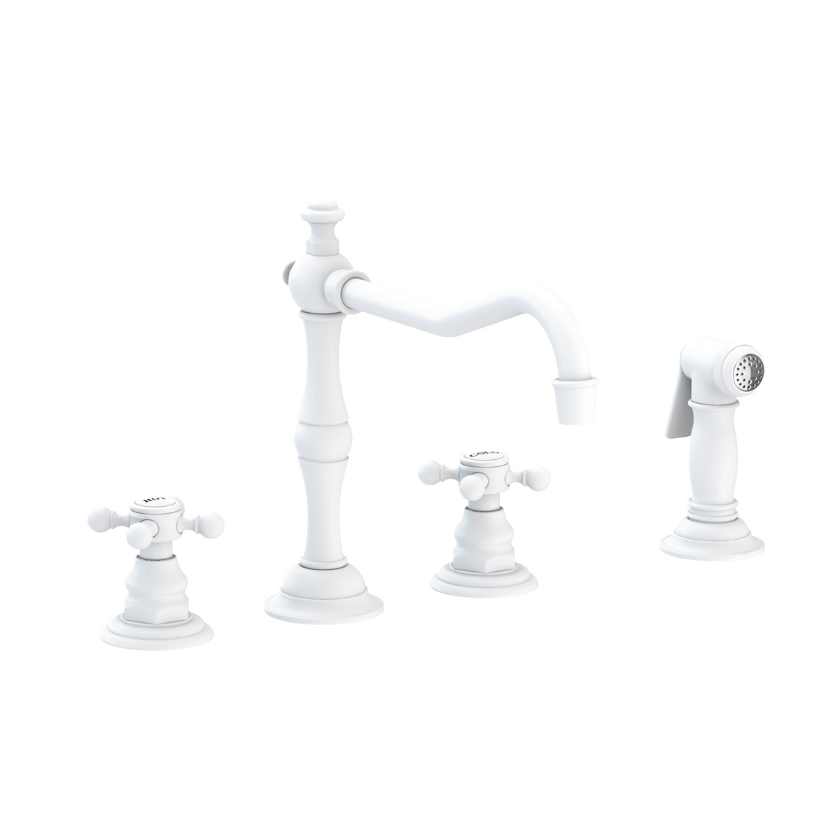 Newport Brass Chesterfield 1.8 GPM Widespread Kitchen Faucet with Side Spray
