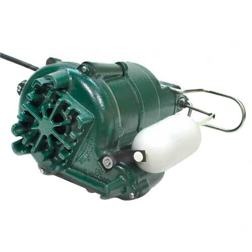 Zoeller Pumps Flow-Mate 0.5 HP Automatic Effluent Sump Pump w/ 25 ft Cord