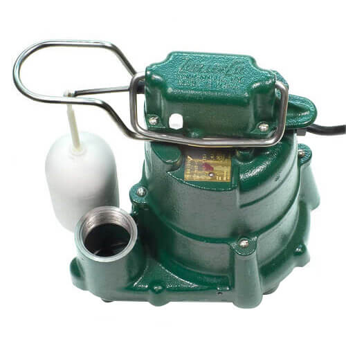 Zoeller Pumps Flow-Mate 0.5 HP Automatic Effluent Sump Pump w/ 25 ft Cord