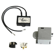 Elkay EM65HHC electrical kit components including transformer, relay, and control module with wiring.