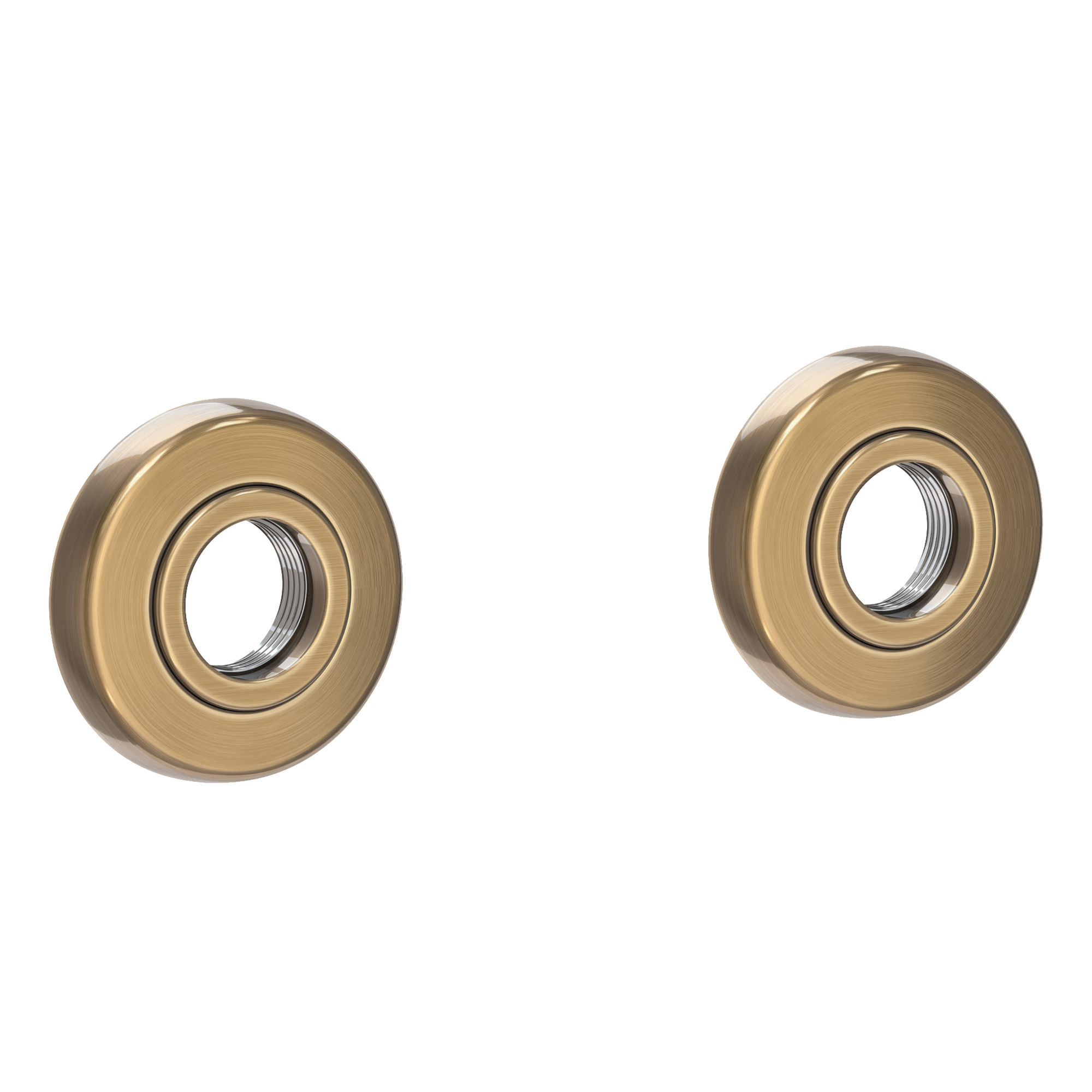 Newport Brass East Linear Round Decorative Rings & Mounting Kit for Grab Bars