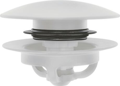 Duravit Push Button Drain Assembly - 792527000000000 - White
