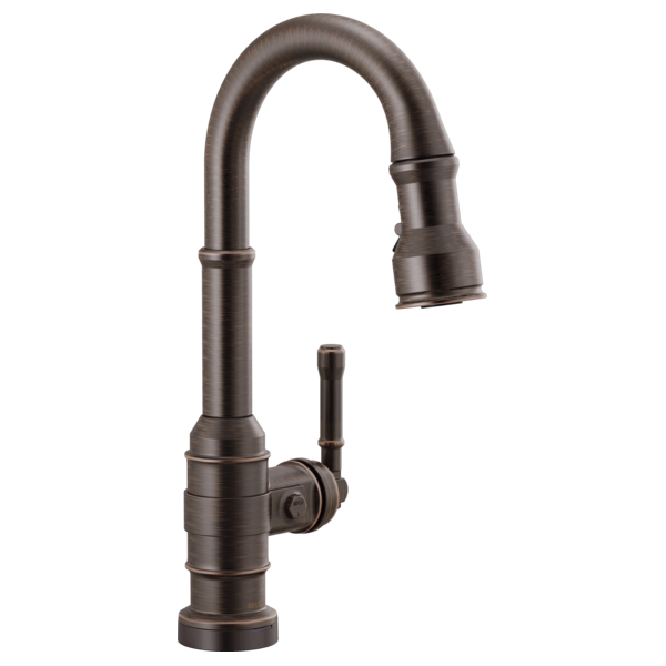 Delta Broderick Single Handle Pull-Down Bar/Prep Faucet with Touch2O Technology