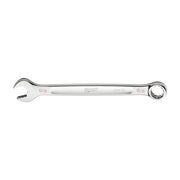 Silver Milwaukee combination wrench with open and closed ends, marked 13/16 inch on both sides.