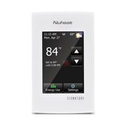 Nuheat AC0055 Signature WiFi-enabled, Touchscreen, Dual-Voltage, Programmable Floor Heating Thermostat 120V/240V