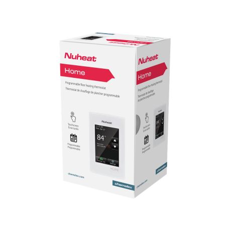 Nuheat AC0056 Home Touchscreen, Dual-Voltage, Programmable Floor Heating Thermostat 120V/240V